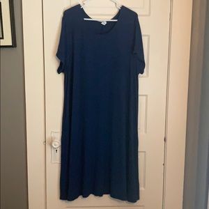 Old Navy Swing Navy Dress Short Sleeve XXL